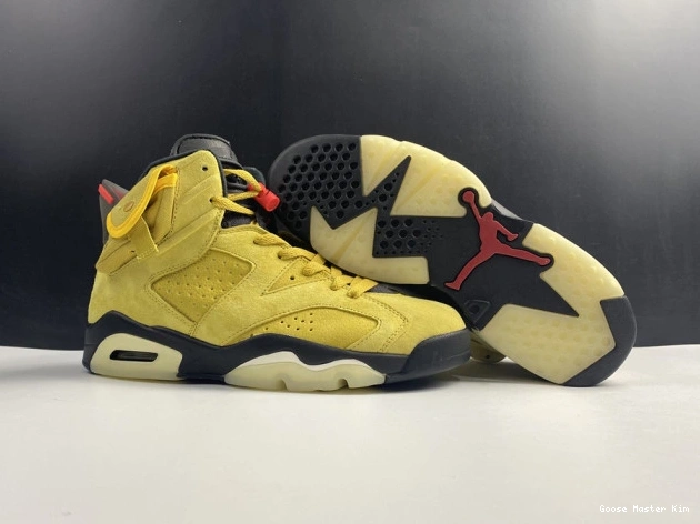 6 TRAVIS JORDAN AIR X SCOTT YELLOW CN1084-300 0725